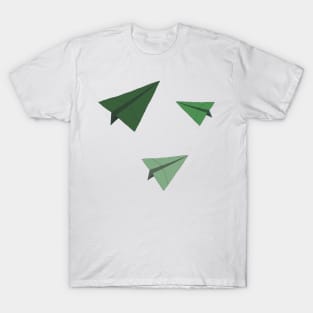 Paper Planes Sticker Pack Forest Green T-Shirt